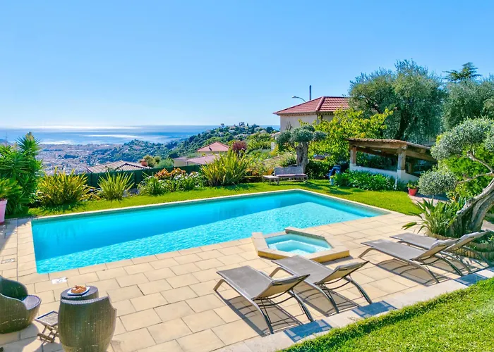 Villa De Prestige Vue Mer Panoramique Piscine Climatisation