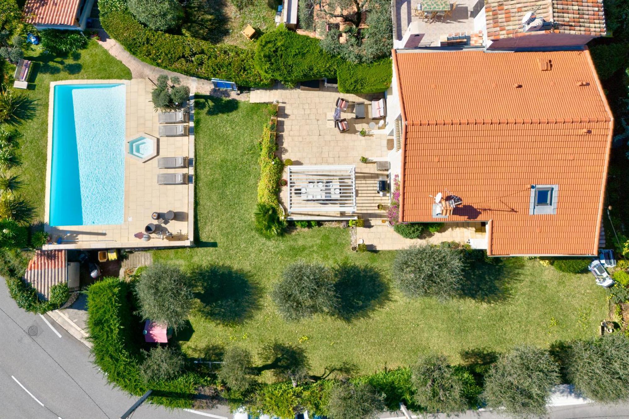 De Prestige Vue Panoramique Piscine Climatisation Villa Nice