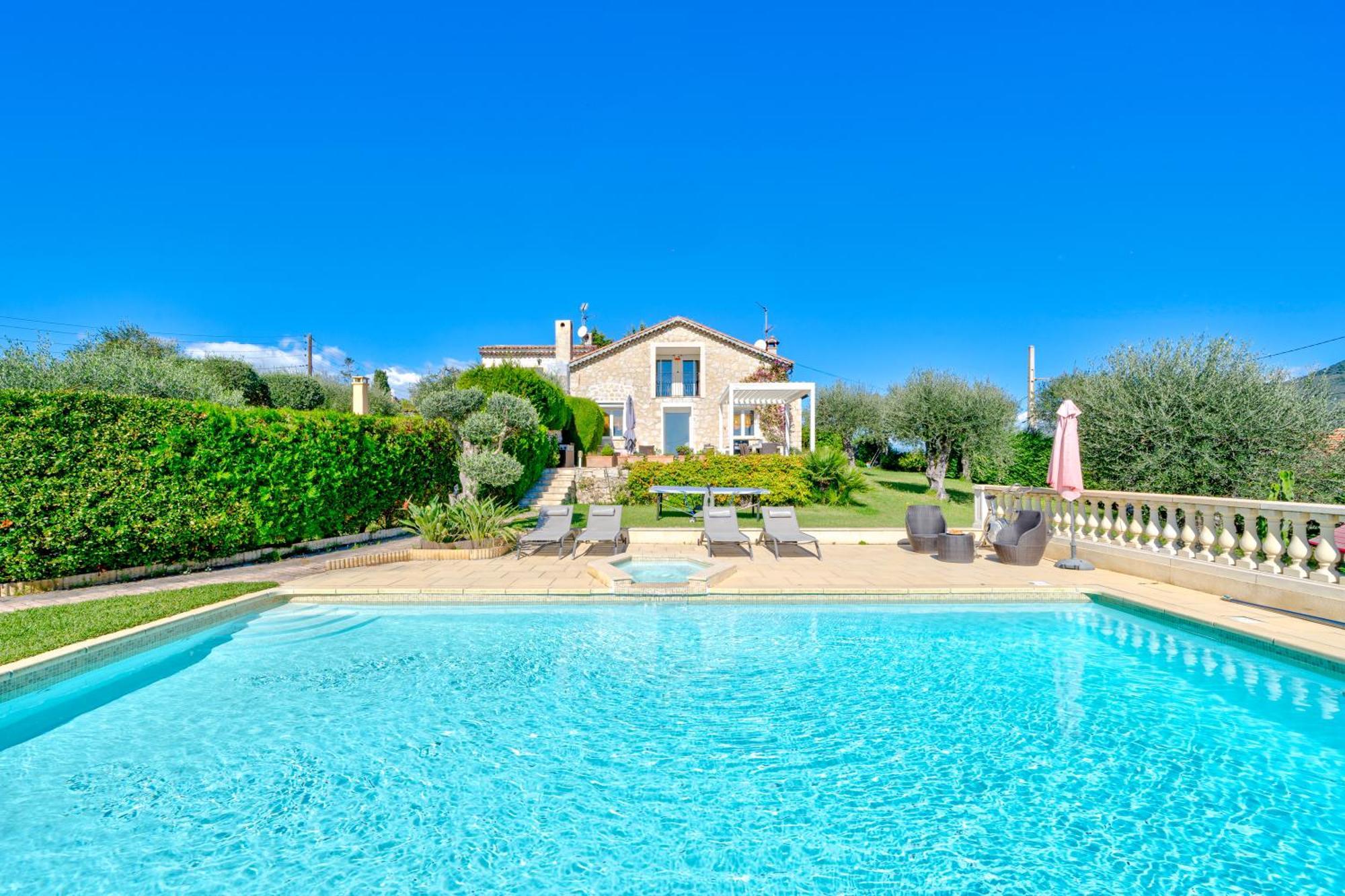 De Prestige Vue Panoramique Piscine Climatisation * Nice